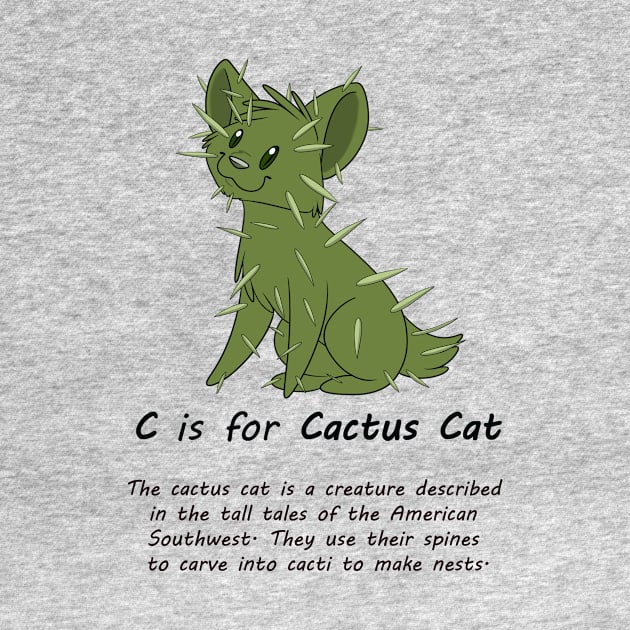 Cactus Cat by possumtees